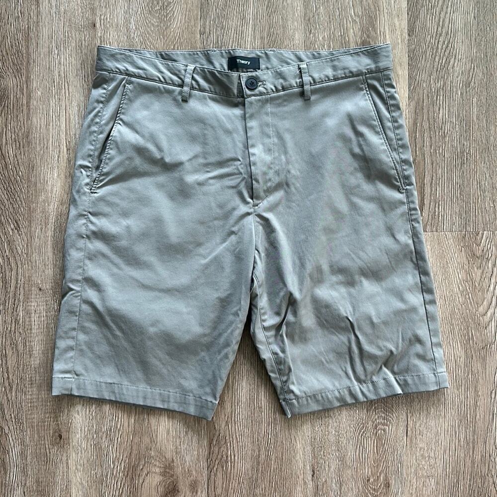 Theory Zaine Neoteric 9" Shorts Grey Size 32